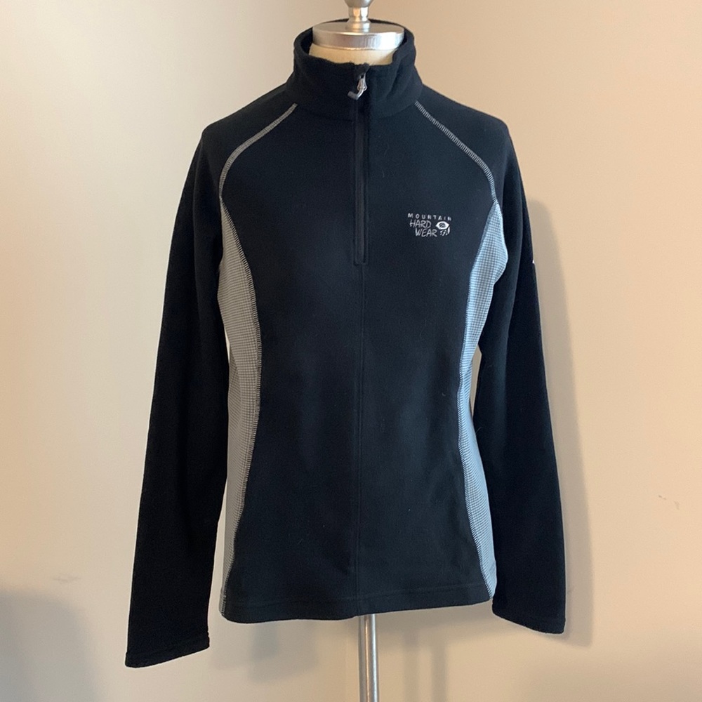 Patterned Side Panel 1/4 Zip - image 1